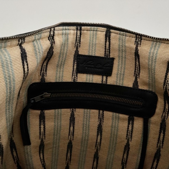 Nena & Co. Convertible Day Bag Tote Artisan Leather Huipil Woven Tapestry Boho - Picture 11 of 15